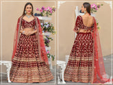 Velvet Lehenga